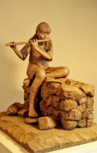 Photo of a sculpture of